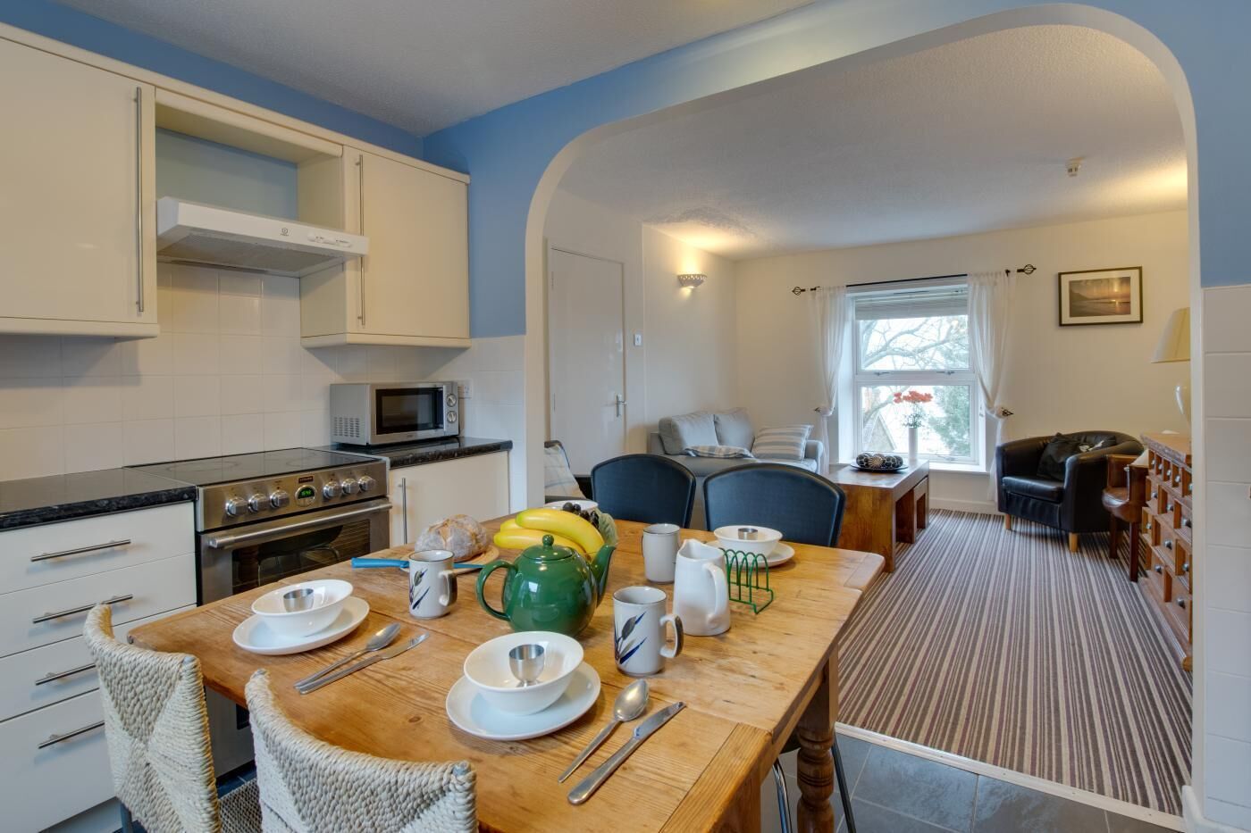 Microwave, oven, dishwasher, highchair
