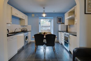 Microwave, oven, dishwasher, highchair