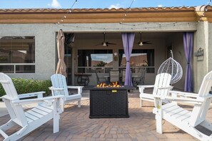 Terrace/patio - Private Heated pool & Hot tub Oasis! (Goodyear)