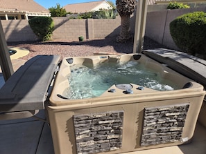 Idromassaggio all'aperto