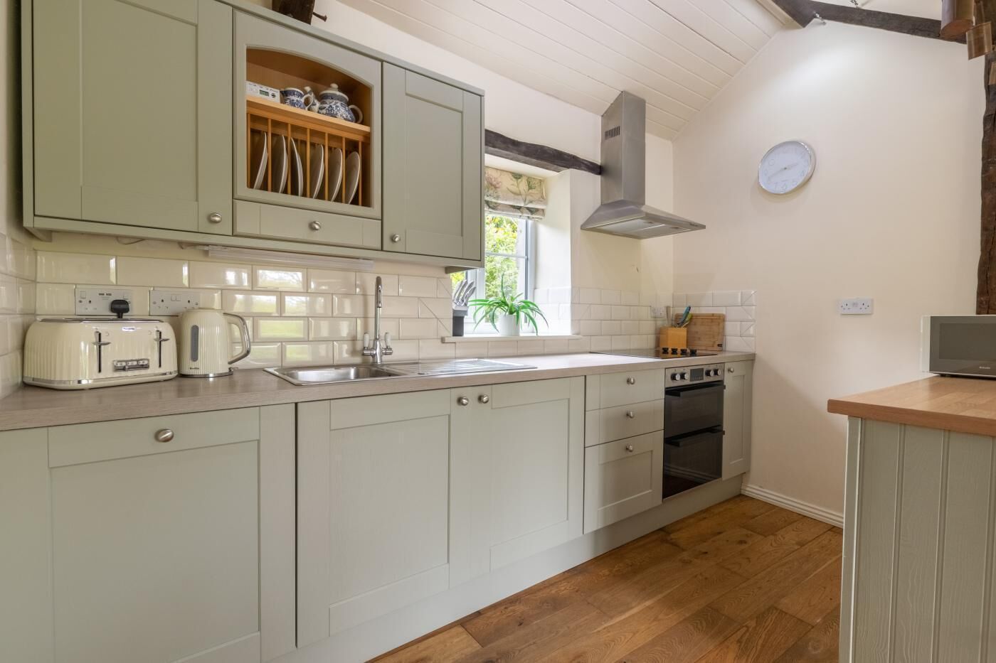 Microwave, oven, dishwasher, highchair