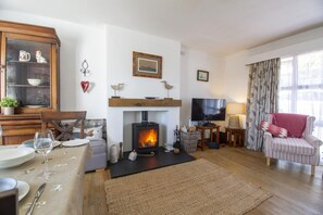 TV, fireplace - 3 Bed in Pwllheli (oc-bow09) (Pwllheli)