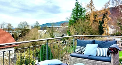 Large panorama suite with castle view terrace