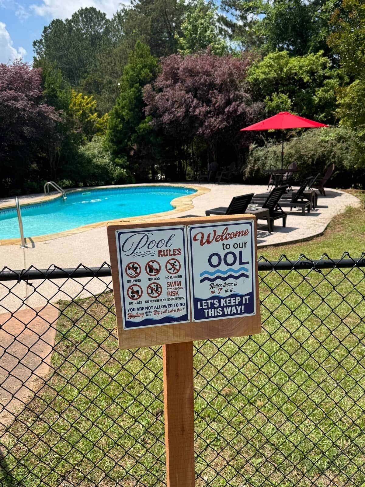 Outdoor pool