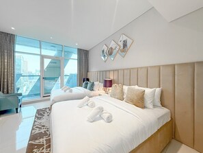 Caja de seguridad en la habitación y cortinas blackout 