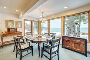Dining - ~ 4,000 Sq Ft Cabin on Glen Lake: Deck & Views! (Maple City)