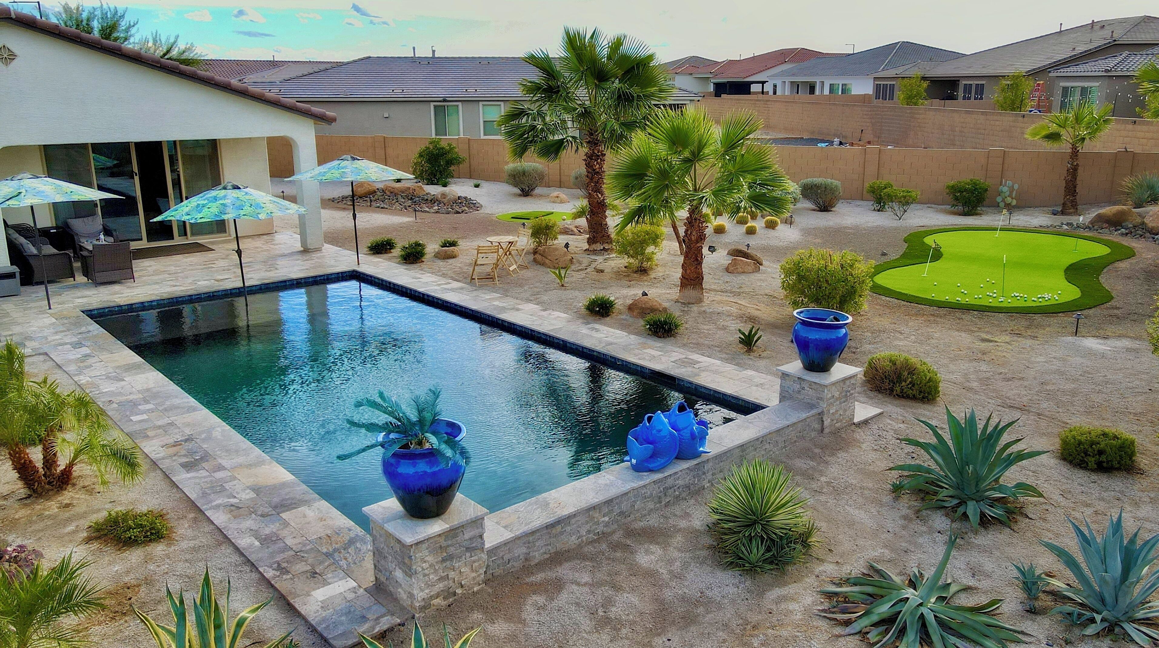 Piscina externa, piscina aquecida