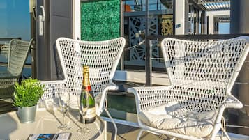 Casa mobile Deluxe, vista mare | Terrazza/patio