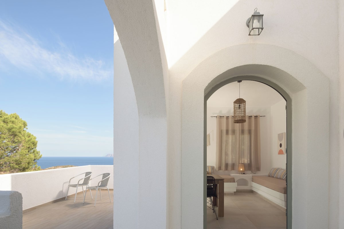 Familie appartement | Terras