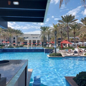 Outdoor pool - Luxury Beachfront 3-Bedroom Condo | Ocean View (sint maarten)
