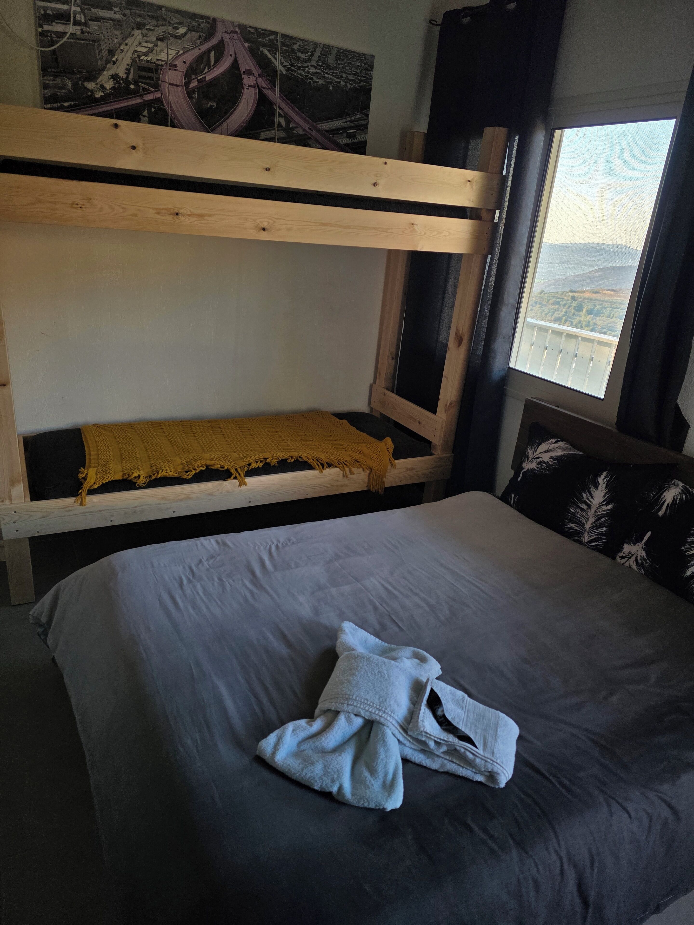 Standard Quadruple Room, Mountain View | Laptop workspace, free WiFi