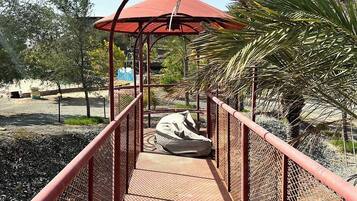 Overnattingsstedets uteområder