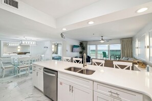 Interior - Gulf Views! Private Beach Access! Bikes! Community Pool! (Santa Rosa Beach)