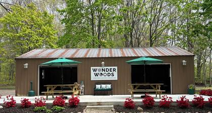 Sister Lakes of Michigan Glamping Cabin #1