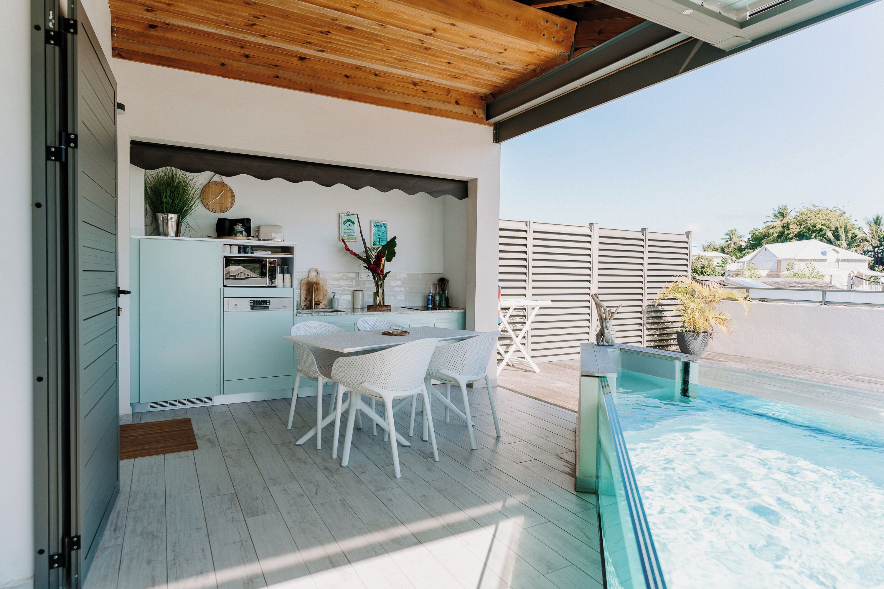 Appartement Supérieur, vue piscine | Terrasse/Patio