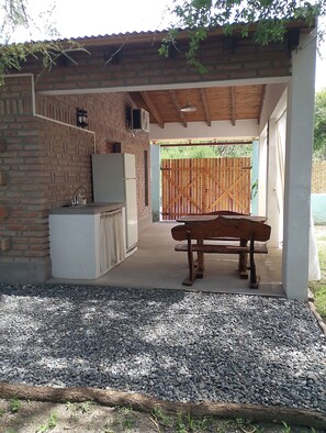 Habitación cuádruple | Terraza o patio