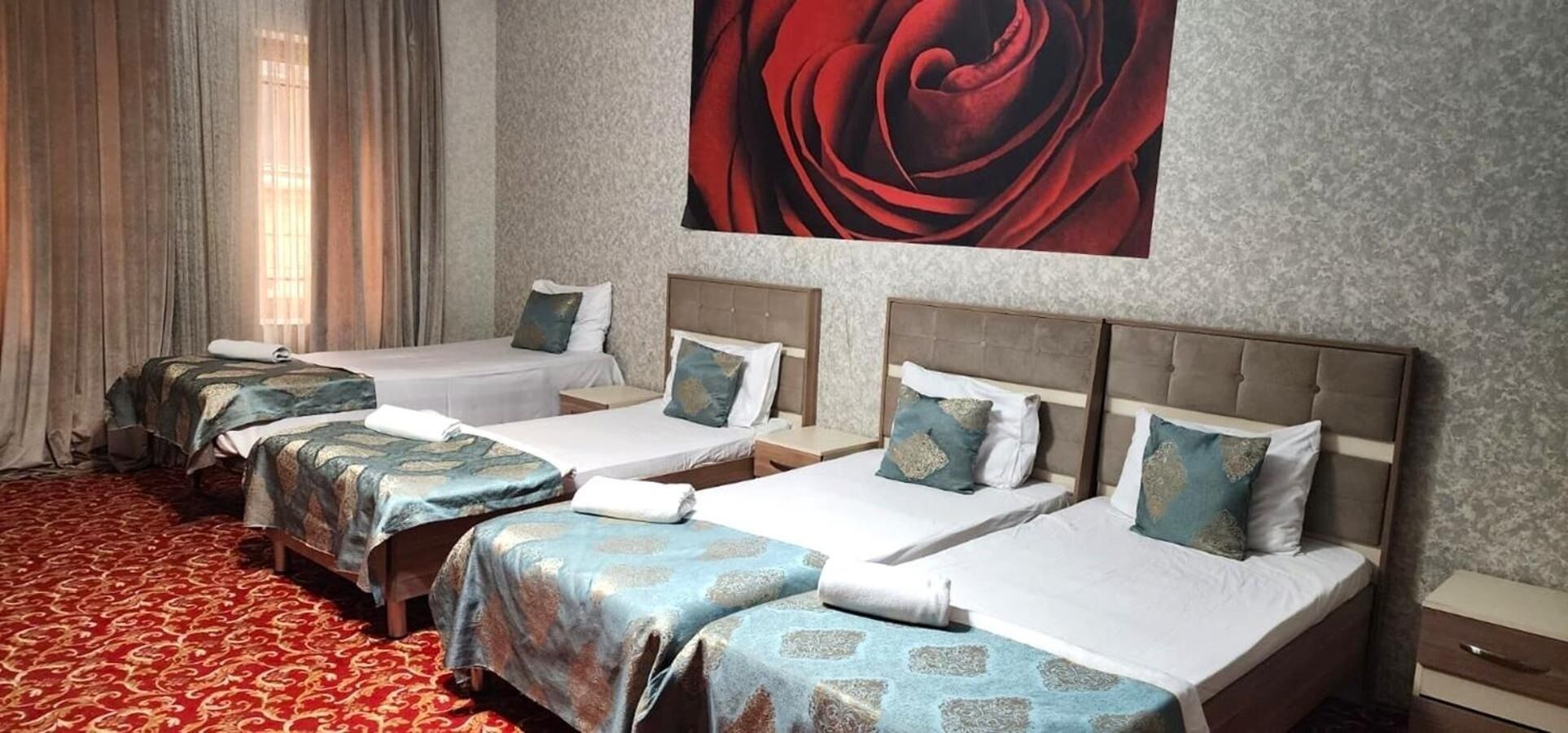 Quadruple Room | Premium bedding, desk, laptop workspace, free WiFi