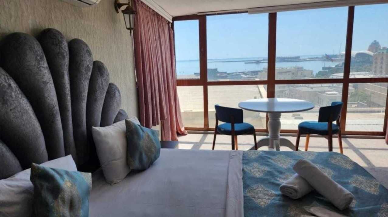 Double Room, Partial Sea View | Premium bedding, desk, laptop workspace, free WiFi