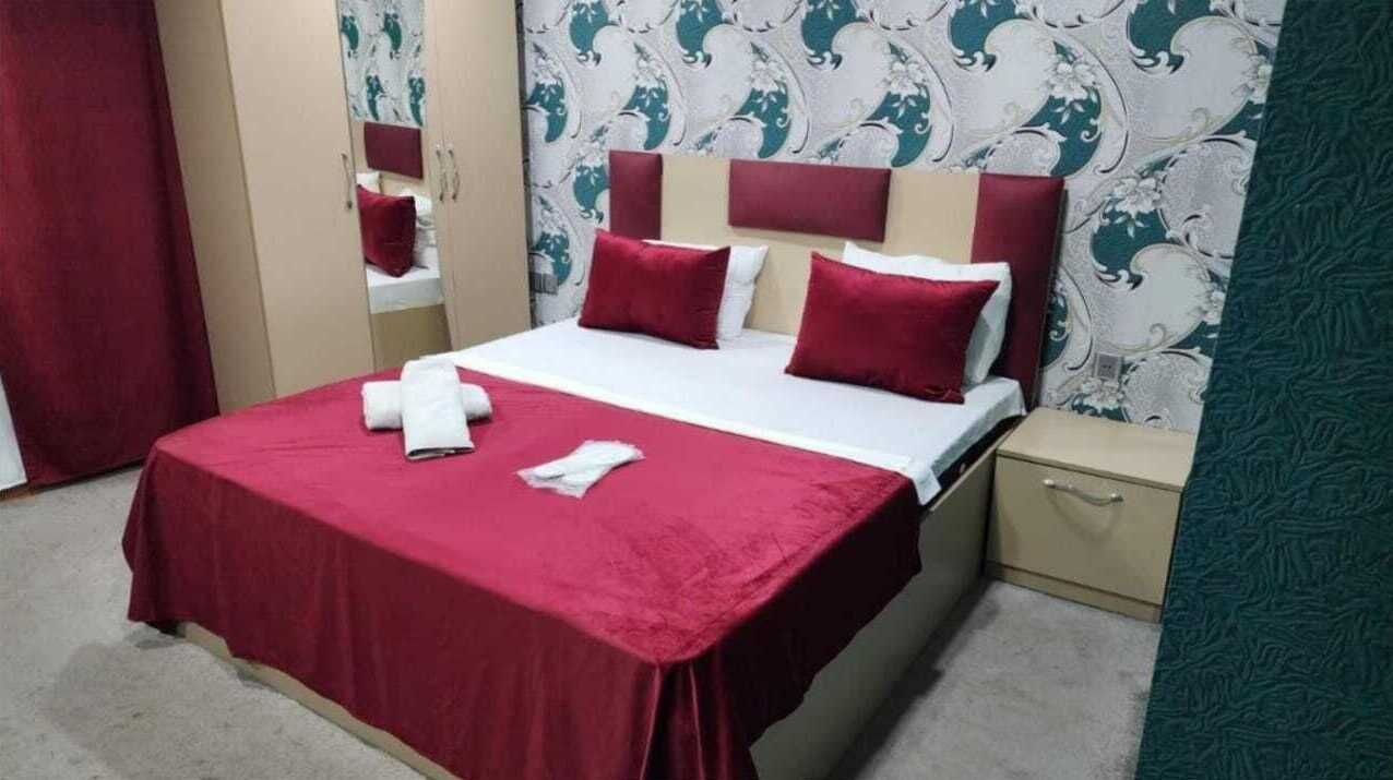 Premium bedding, desk, laptop workspace, free WiFi