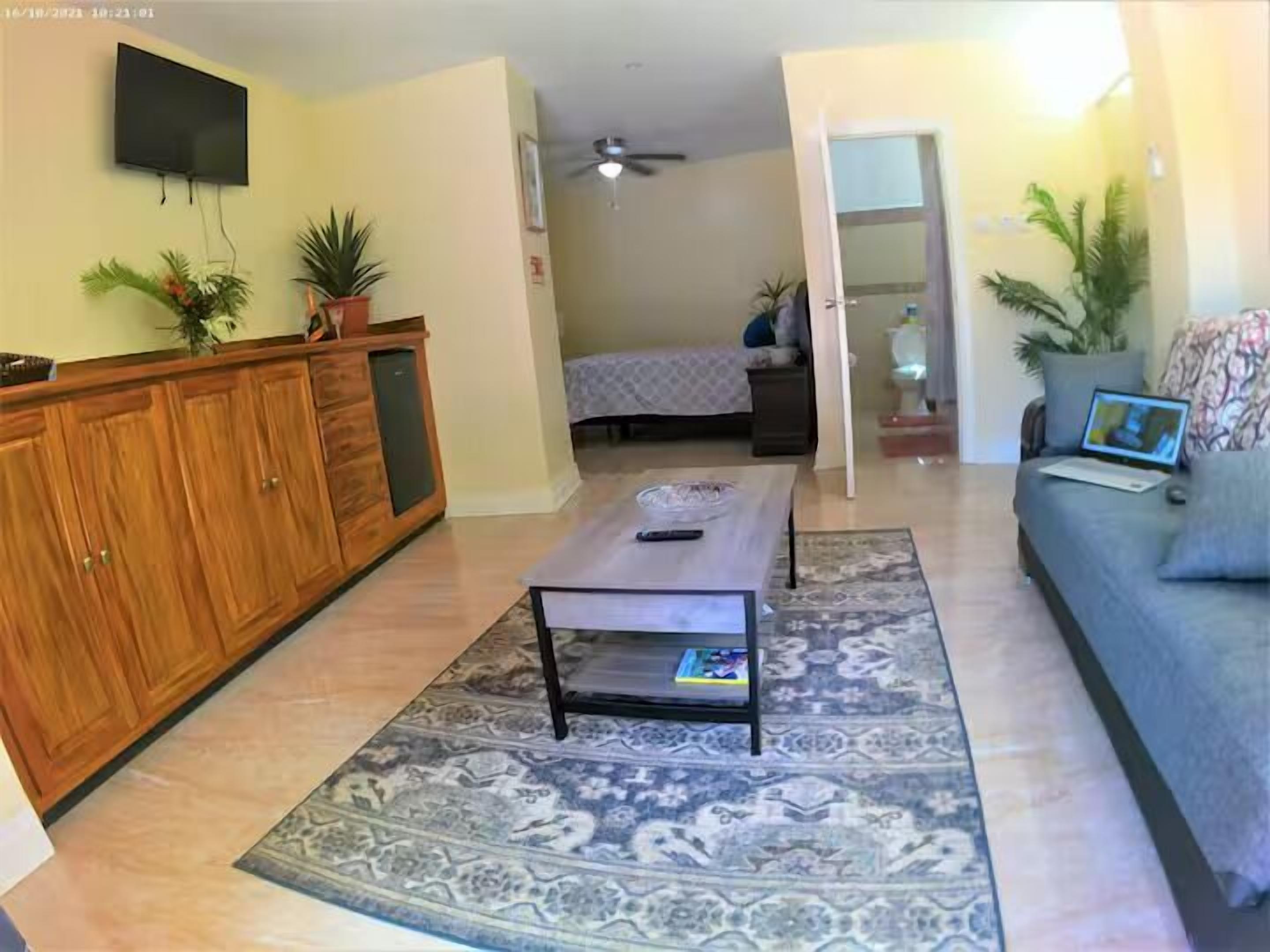 Leilighet, bassengutsikt | Strykejern/-brett og wi-fi (inkludert)