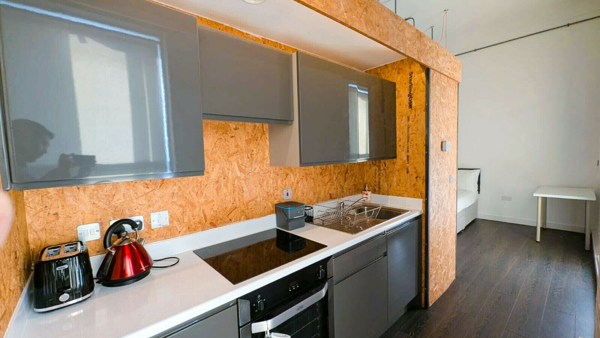 Microwave, oven, stovetop, toaster