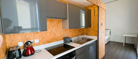 Microwave, oven, stovetop, toaster