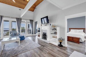 Deluxe House, Balcony, Beach View | Iron/ironing board