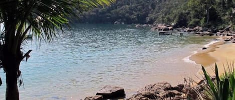 Vue sur la plage/lâocĂ©an