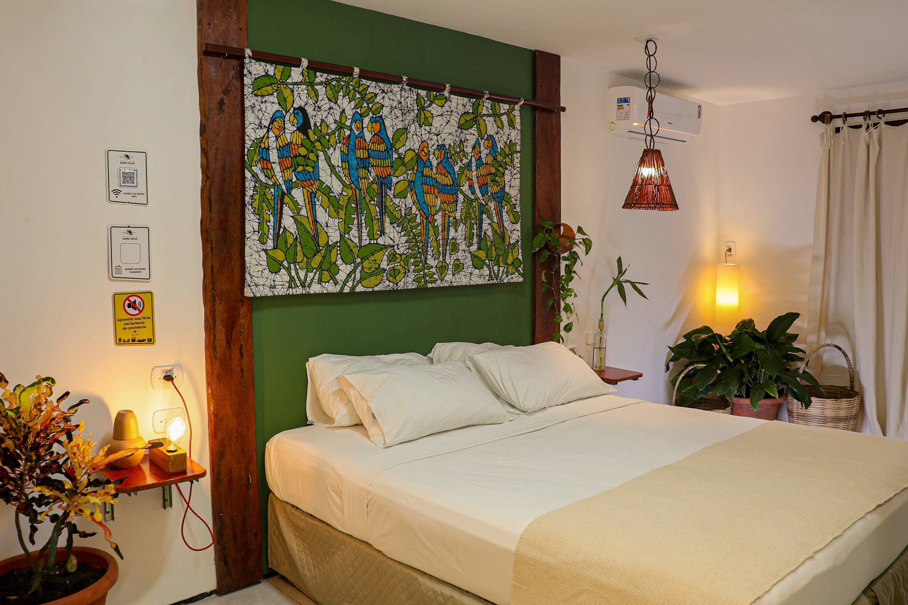 Quadruple Room, Balcony, Garden View | In-room safe, desk, laptop workspace, blackout drapes