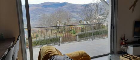 Télévision, table de tennis de table, livres