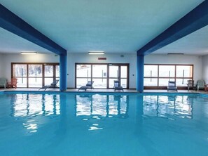 Indoor pool, a heated pool