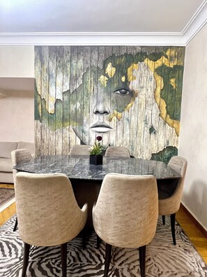 Dining - Cairo Luxury Apartments on the Nile, next to the Four Seasons Hotel (Giza Governorate)