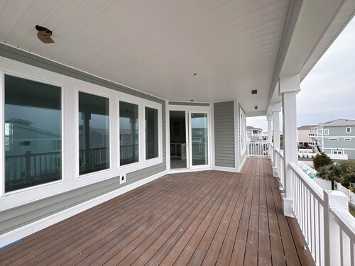 New Build! 3rd Row, Ocean Views, Elevator, Huge Private Pool, 5 BR/5.5 BA!