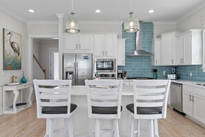 Fridge, microwave, oven, stovetop - Seabrook Cottage: golf cart, bikes, heated pool! (Walton County)