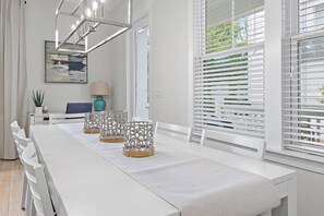 Dining - Seabrook Cottage: golf cart, bikes, heated pool! (Walton County)