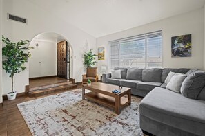 Smart TV, foosball, table tennis, stereo