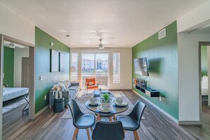 Interior - Stadium-Side Escape w/Pool, Gym, Balcony, Parking (Glendale)