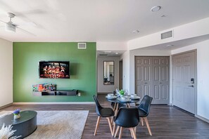 Interior - Stadium-Side Escape w/Pool, Gym, Balcony, Parking (Glendale)