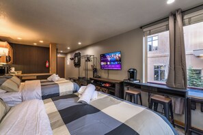 Desk, iron/ironing board, free WiFi, bed sheets