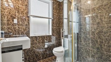 Towels, soap, toilet paper