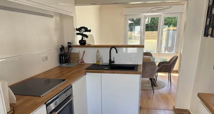 Maison pour 4 personnes 2 chambres jardin clos avec terrasse