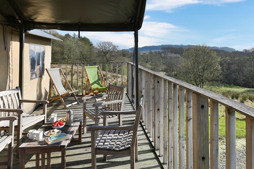 Dog friendly glamping site near Preston, Bleasdale, Lancashire