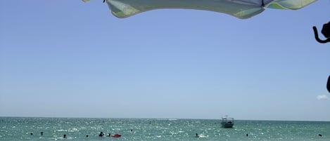 Sun-loungers, beach towels