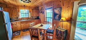 Private kitchen - Cliffside Cabin at Piney Falls - with Creek Access (Zion)