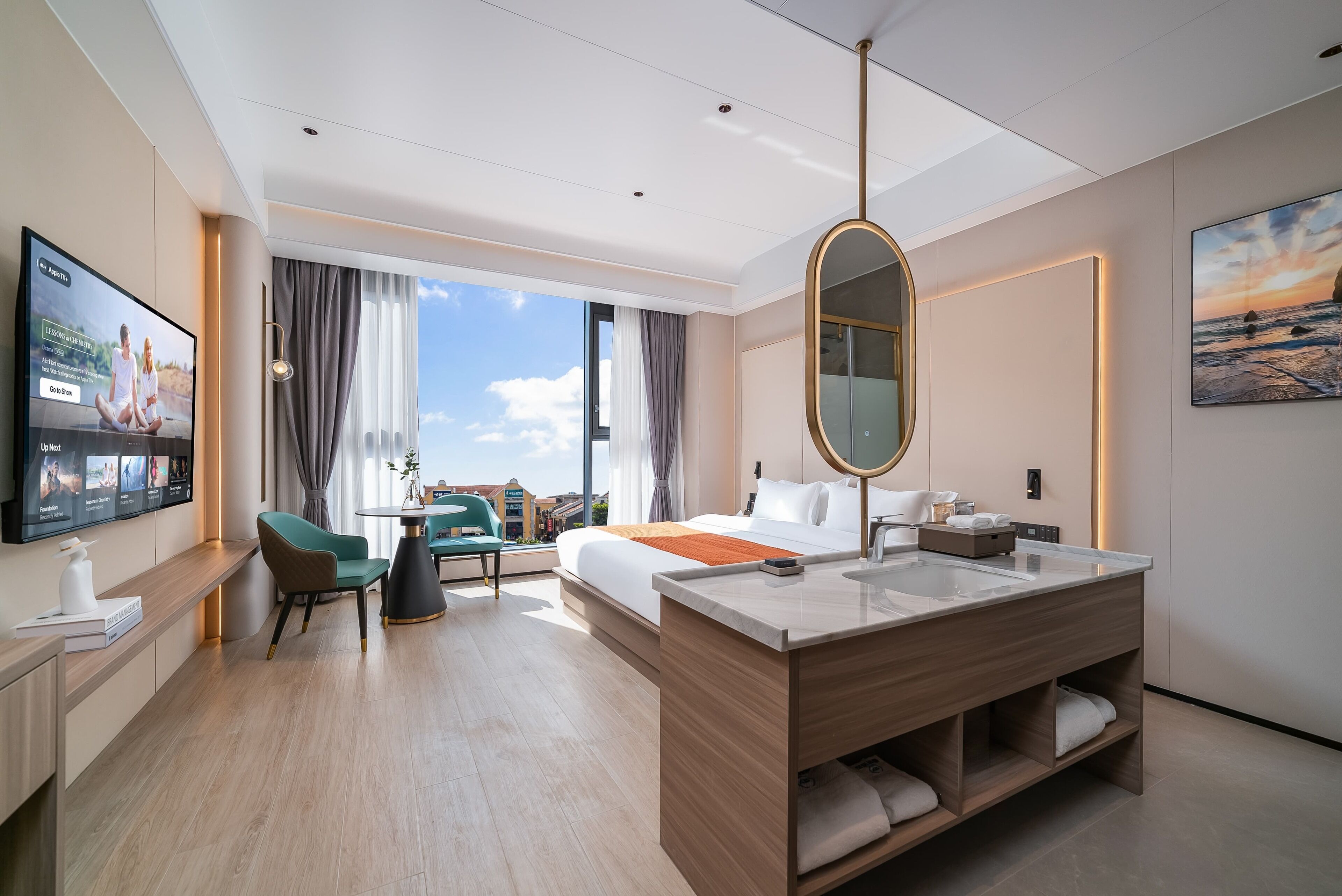 City Double Room, City View | Blackout drapes, iron/ironing board, free WiFi