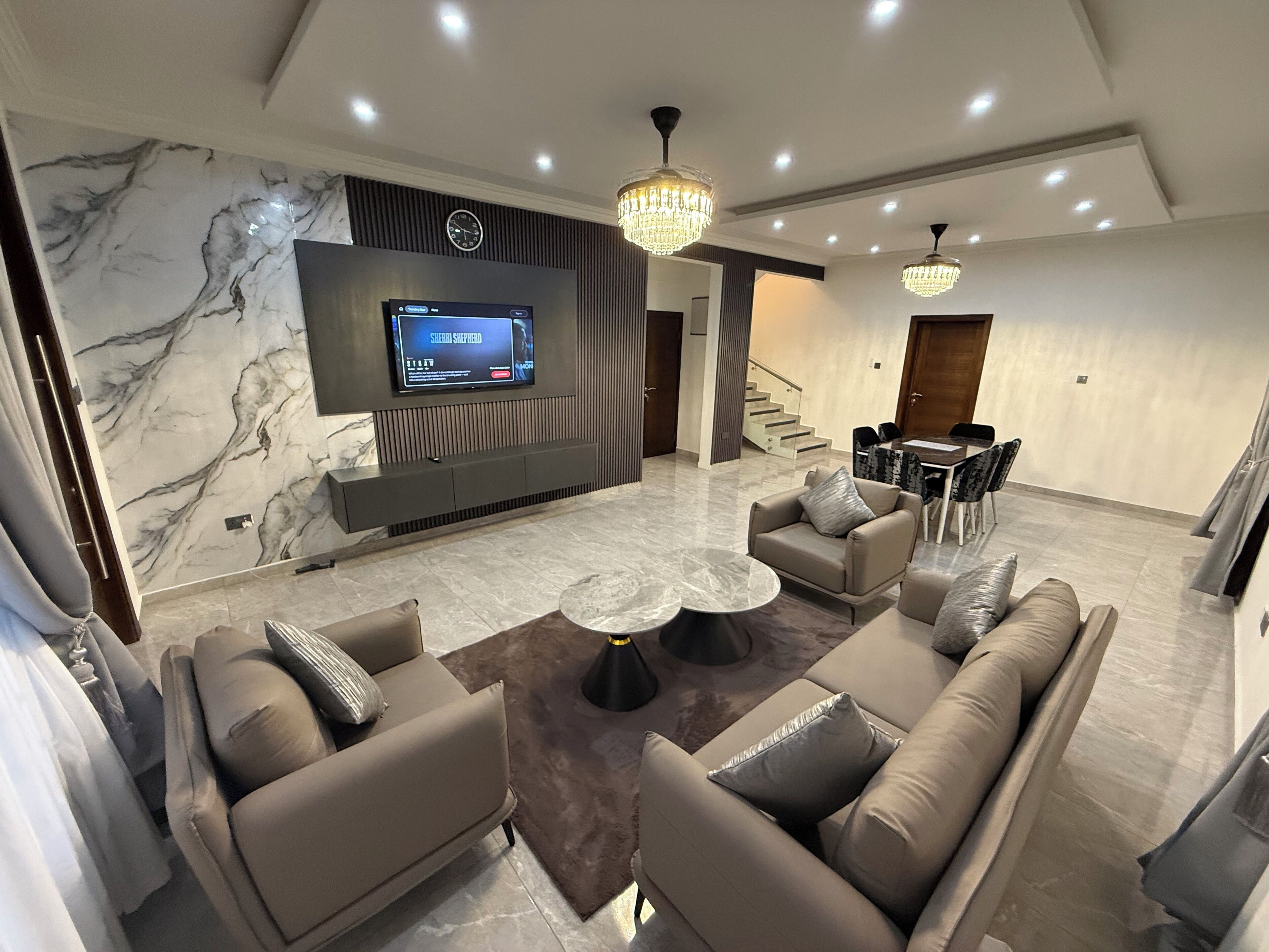 Habitación de lujo, balcón | Zona de estar