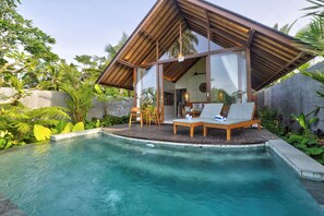 Deluxe Villa, Balcony, Pool View | Desk, laptop workspace, free WiFi - The Udiana Ubud  (Gianyar)