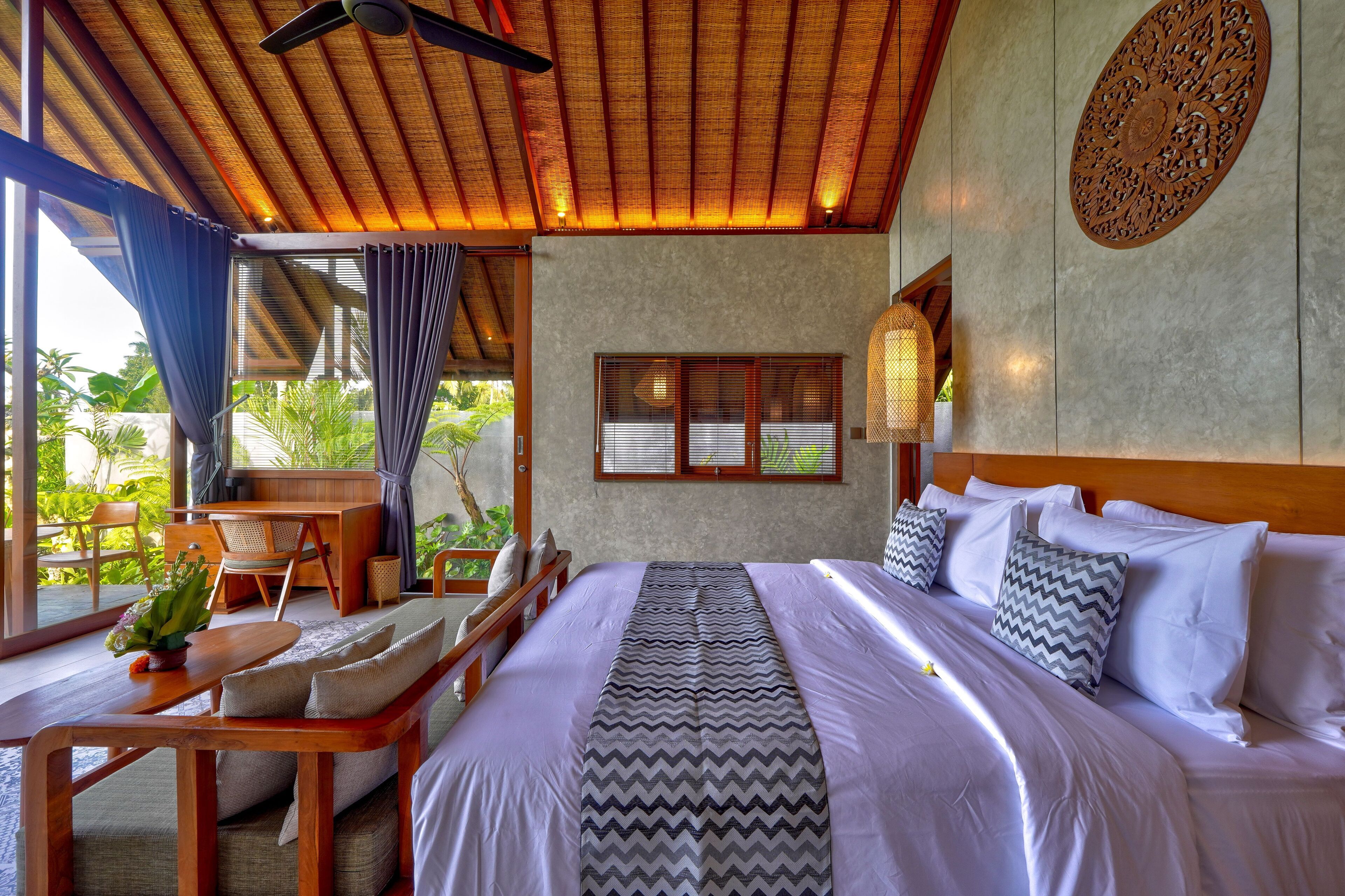 Deluxe-Villa, Balkon, Poolblick