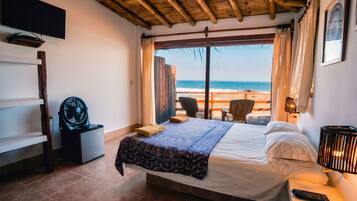 Bungalow Classique, balcon, vue plage
