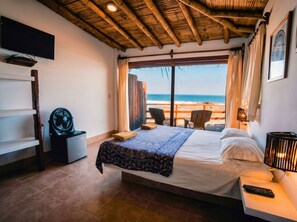 Classic Bungalow, Balcony, Beach View